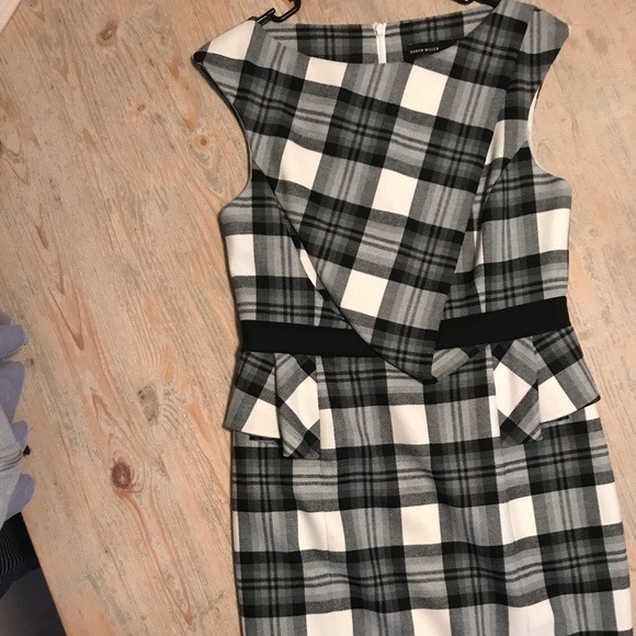karen millen tartan dress